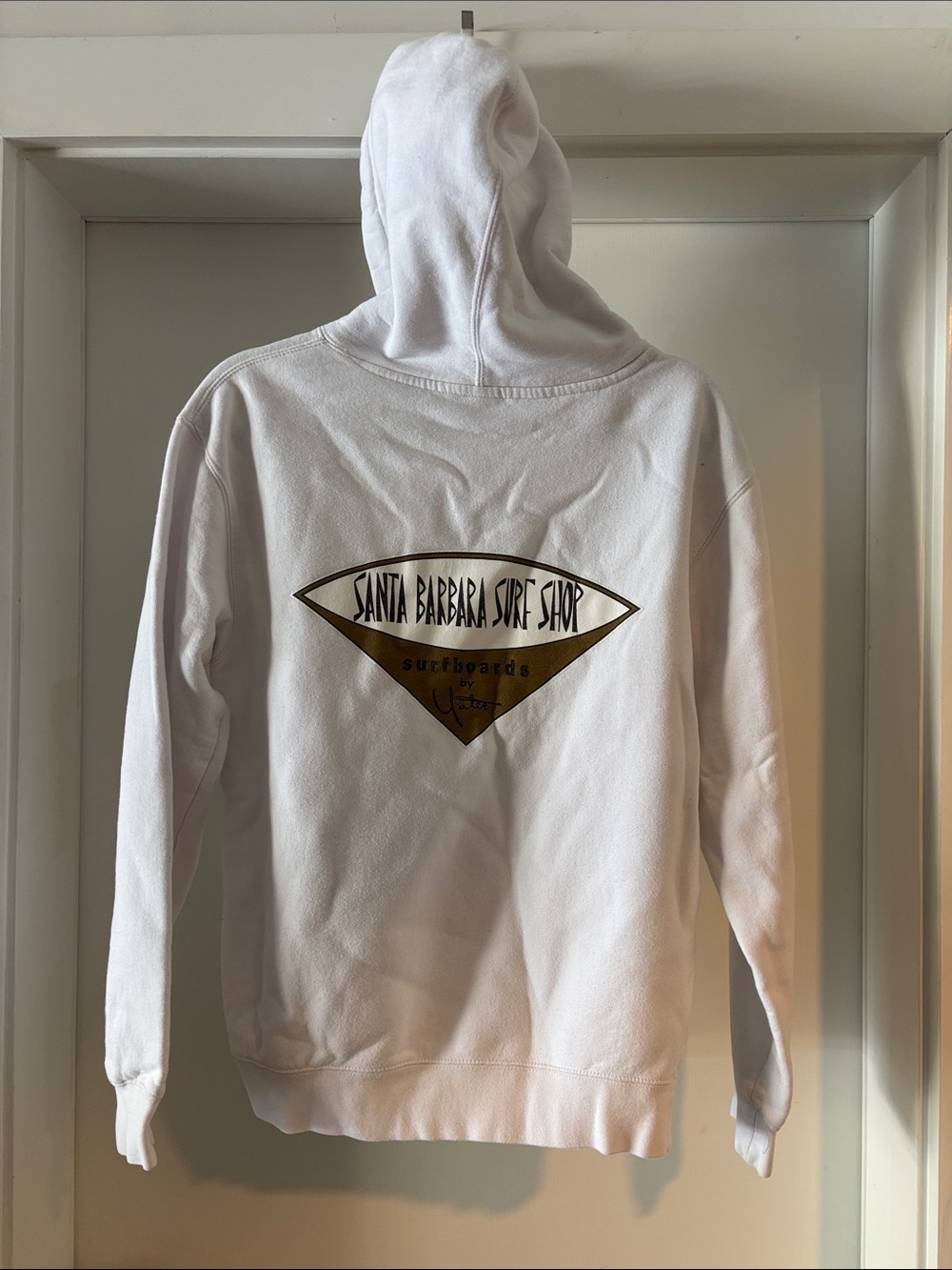 White Hoodie Sweatshirt